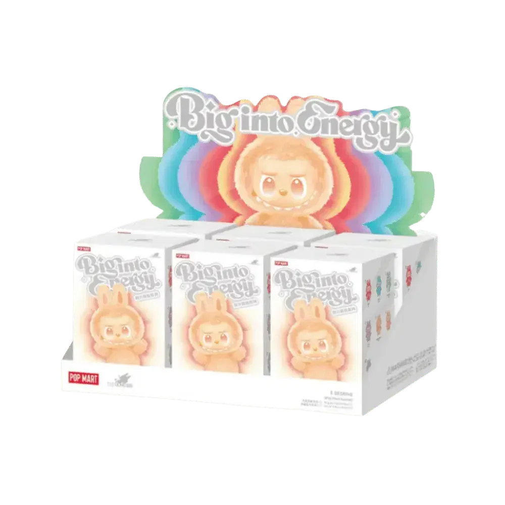 Pop Mart Labubu The Monsters Big into Energy Series Vinyl Plush Pendant Sealed Case (6 Blind Box)